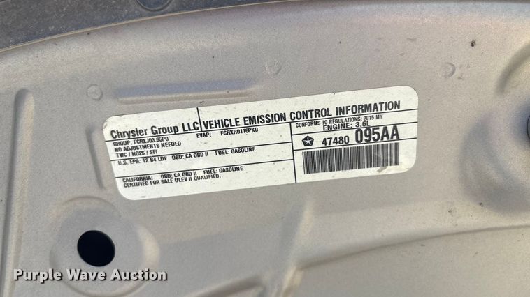 image for item DV5003 2015 Chrysler 200 S 