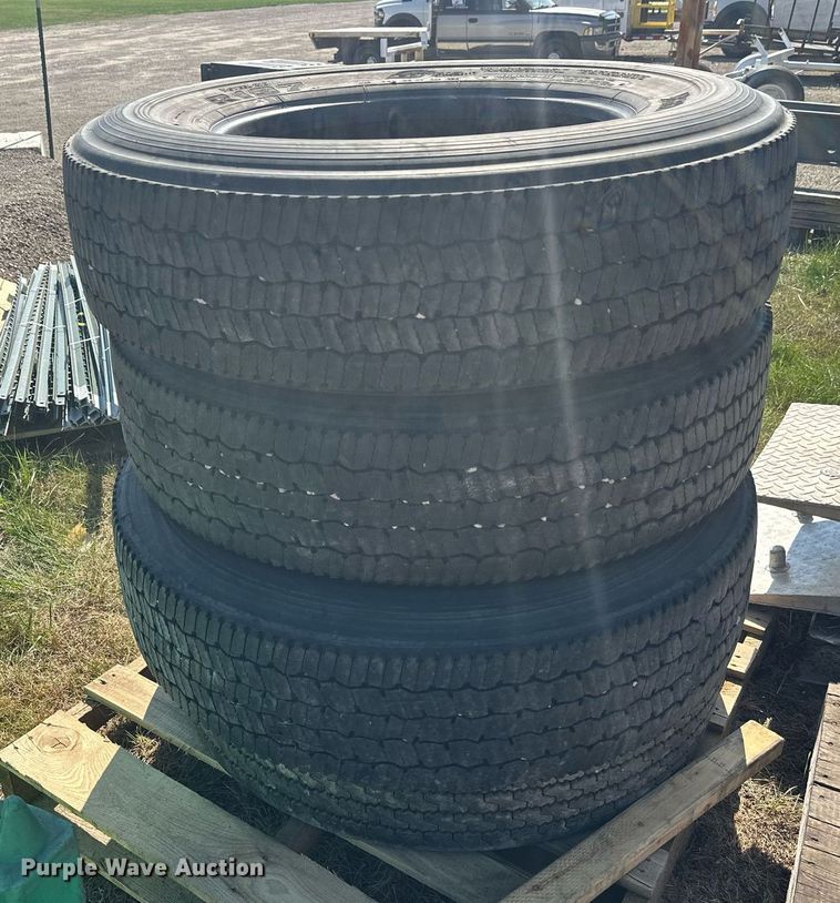 image for item DW4254 (7) 296/75R22.5 tires