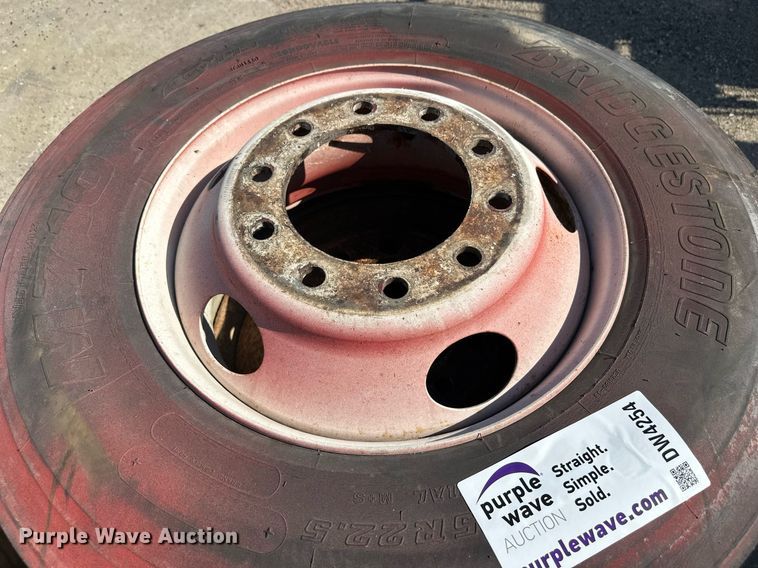 image for item DW4254 (7) 296/75R22.5 tires