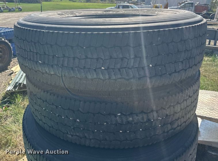 image for item DW4254 (7) 296/75R22.5 tires