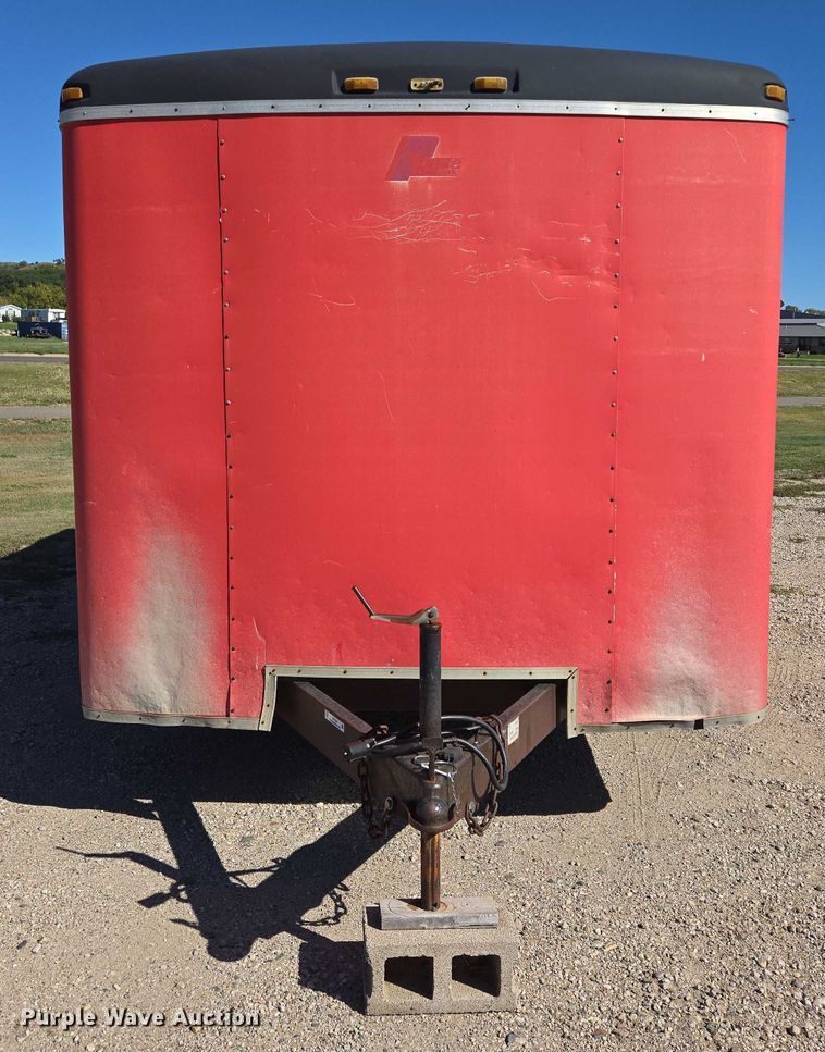 image for item DY1304 1992 Pace American L816TA2 enclosed cargo trailer