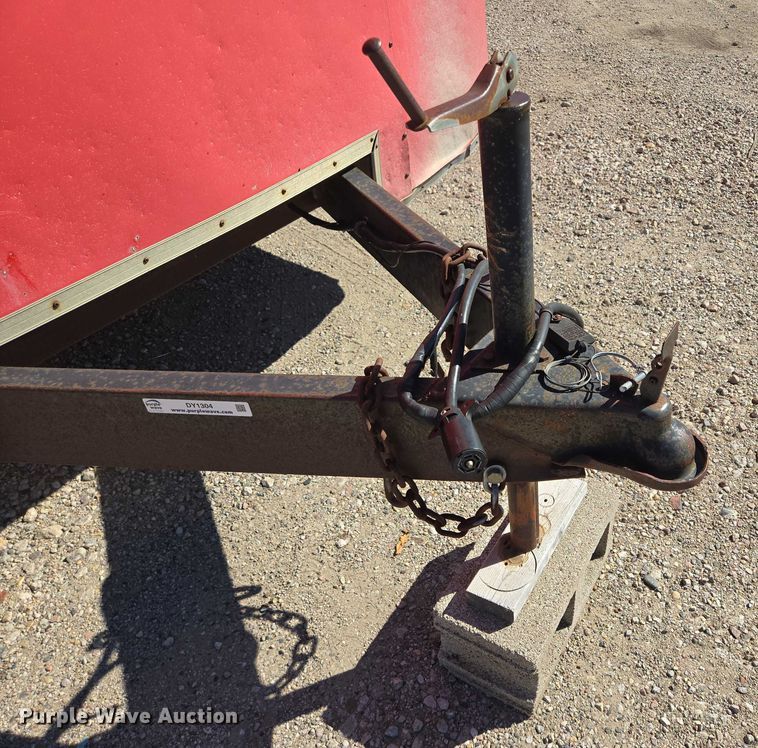 image for item DY1304 1992 Pace American L816TA2 enclosed cargo trailer