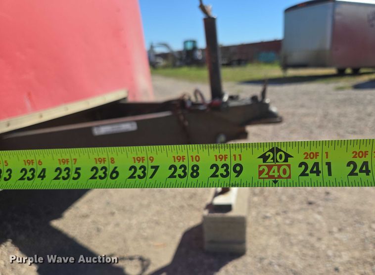 image for item DY1304 1992 Pace American L816TA2 enclosed cargo trailer