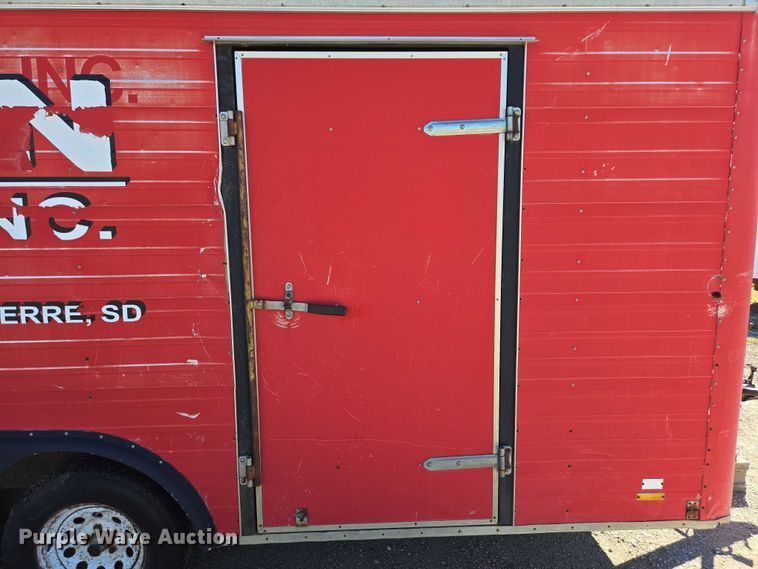 image for item DY1304 1992 Pace American L816TA2 enclosed cargo trailer