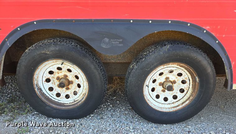 image for item DY1304 1992 Pace American L816TA2 enclosed cargo trailer