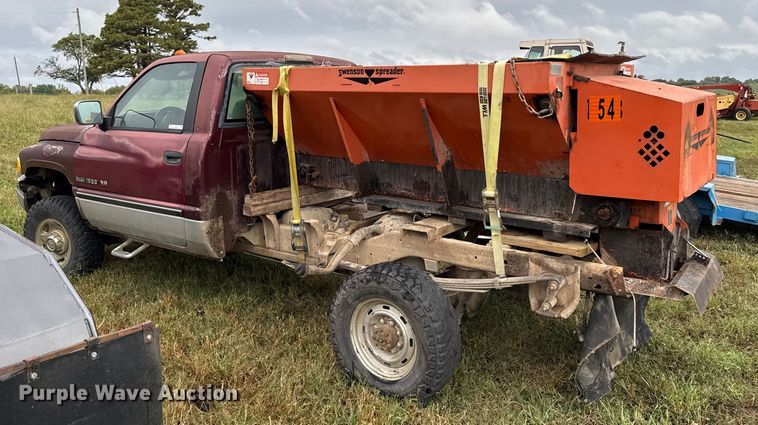 image for item DY8227 1995 Dodge Ram 2500 pickup truck cab and chassis