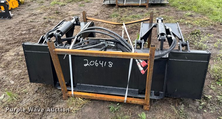 image for item DY8272 2025 GIYI PG72 skid steer grapple bucket