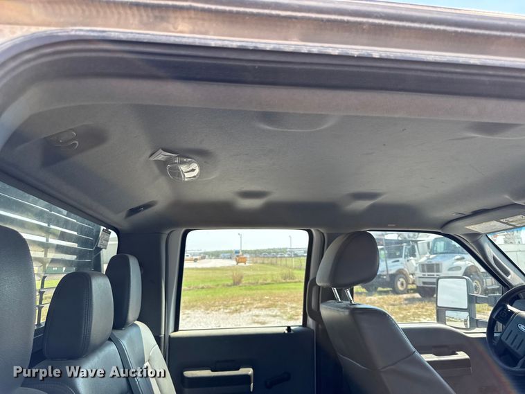 image for item DY8292 2014 Ford F550 Super Duty Crew Cab flatbed truck