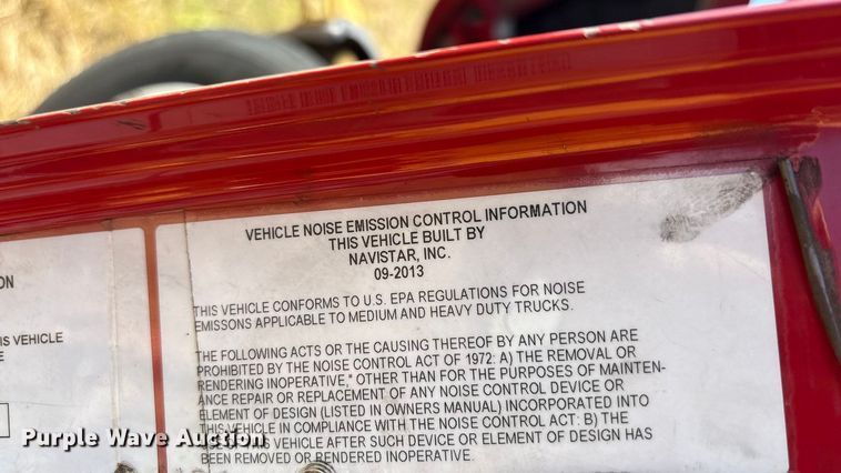 image for item EA7556 2014 International DuraStar 4300 forestry bucket truck