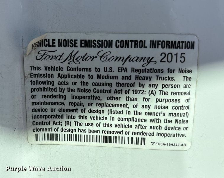 image for item EA7587 2016 Ford F450 Super Duty flatbed truck