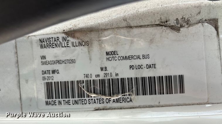 image for item EA7589 2013 Starcraft shuttle bus