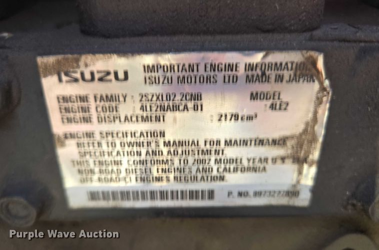 image for item EB1110 2003 Chrisman RT5500 forklift