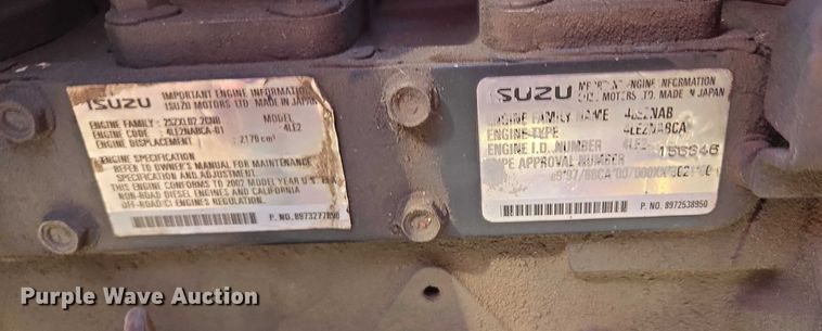 image for item EB1110 2003 Chrisman RT5500 forklift