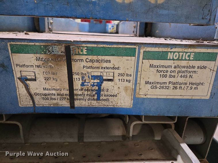 image for item EB1113 Genie GS-2632 scissor lift