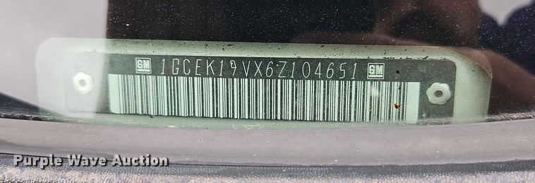 image for item EB8366 2006 Chevrolet Silverado 1500 Ext. Cab pickup truck