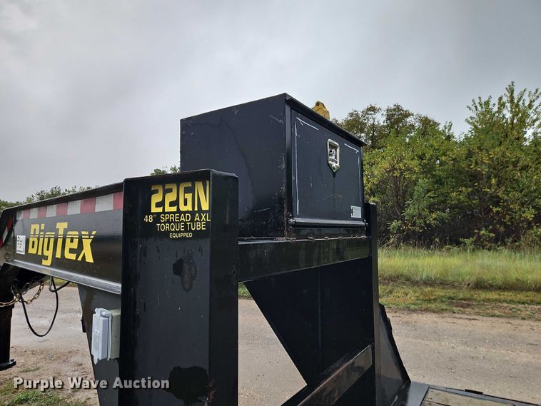 image for item EB8373 2014 Big Tex equipment trailer