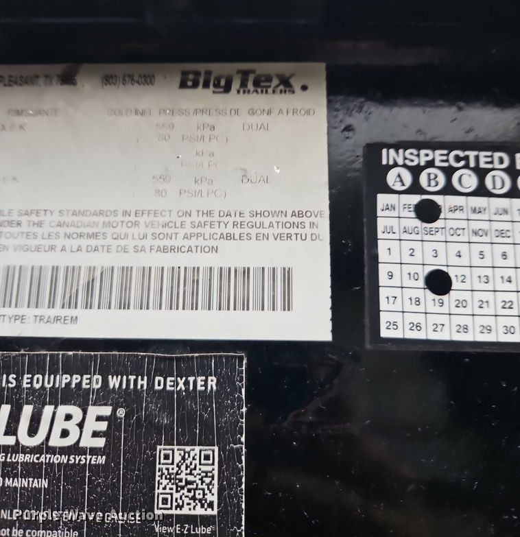 image for item EB8373 2014 Big Tex equipment trailer