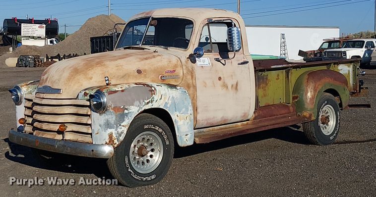image for item EC1198 1951 Chevrolet 3800 pickup truck