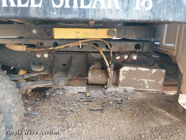 image for item EC1210 1992 Ford F Super Duty dump flatbed truck