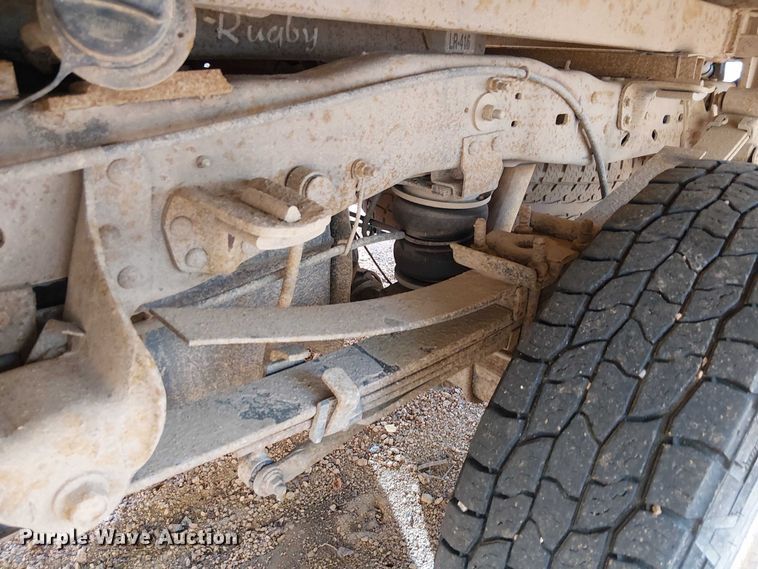 image for item EC1211 2003 Ford F250 Super Duty Crew Cab dump flatbed pickup truck