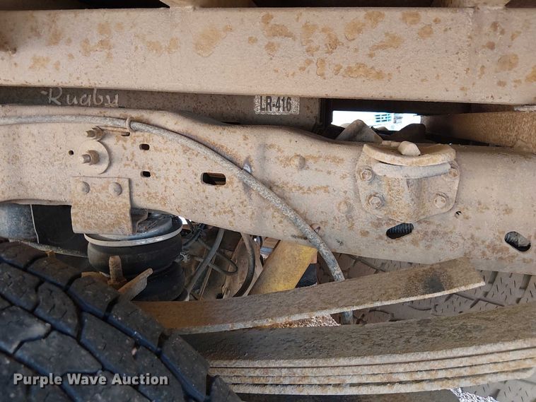 image for item EC1211 2003 Ford F250 Super Duty Crew Cab dump flatbed pickup truck