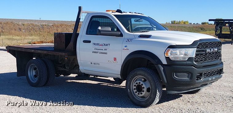 image for item EC1212 2019 RAM 5500 flatbed truck