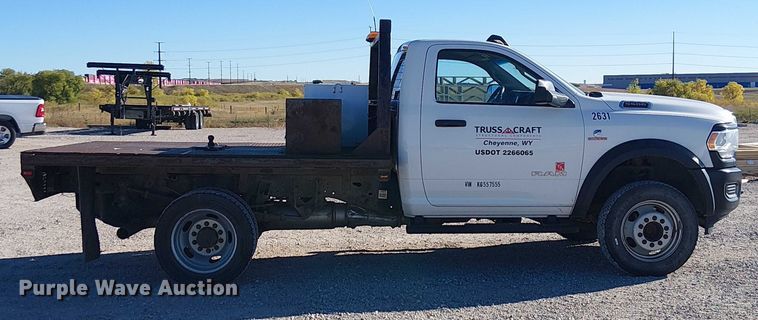 image for item EC1212 2019 RAM 5500 flatbed truck