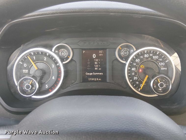 image for item EC1212 2019 RAM 5500 flatbed truck