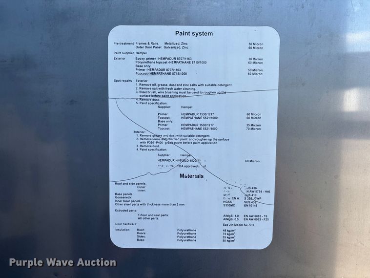 image for item EC3851 2022 USA-Containers refrigerated shipping container