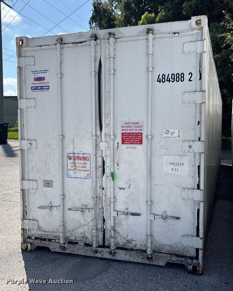 image for item EC3852 2022 USA-Containers refrigerated shipping container