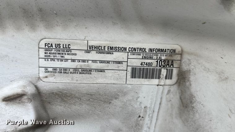 image for item ED2267 2015 Dodge Durango SUV