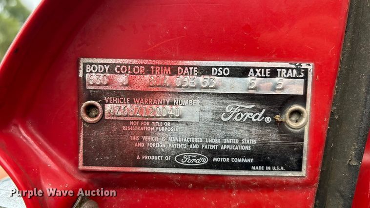 image for item ED2273 1964 Ford Galaxie 500 XL 