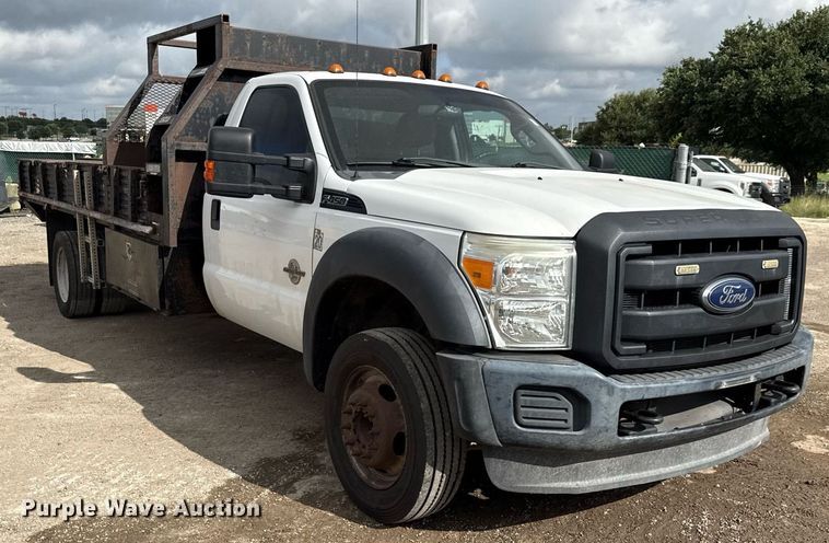 image for item ED5777 2016 Ford F450 Super Duty XL flatbed truck