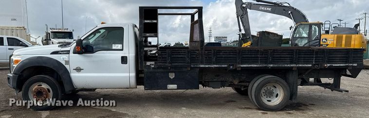 image for item ED5777 2016 Ford F450 Super Duty XL flatbed truck