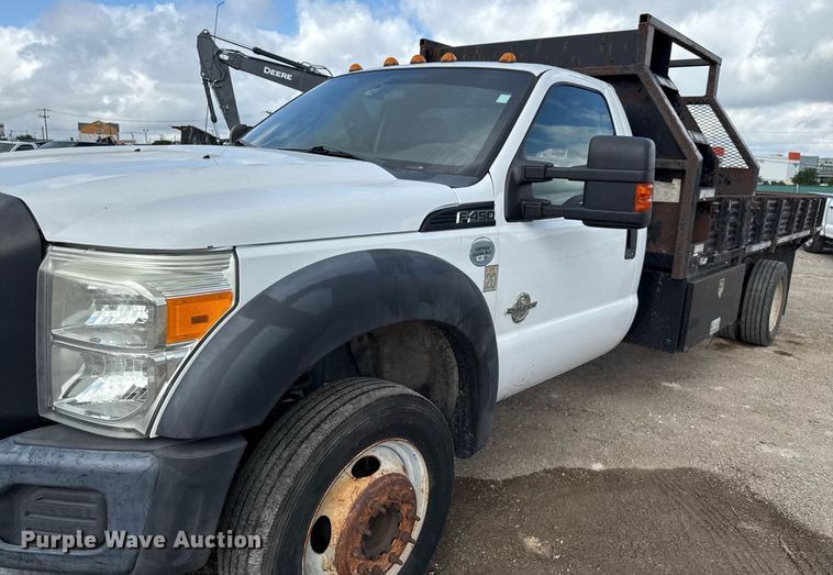 image for item ED5777 2016 Ford F450 Super Duty XL flatbed truck
