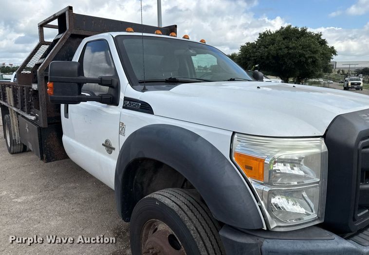 image for item ED5777 2016 Ford F450 Super Duty XL flatbed truck