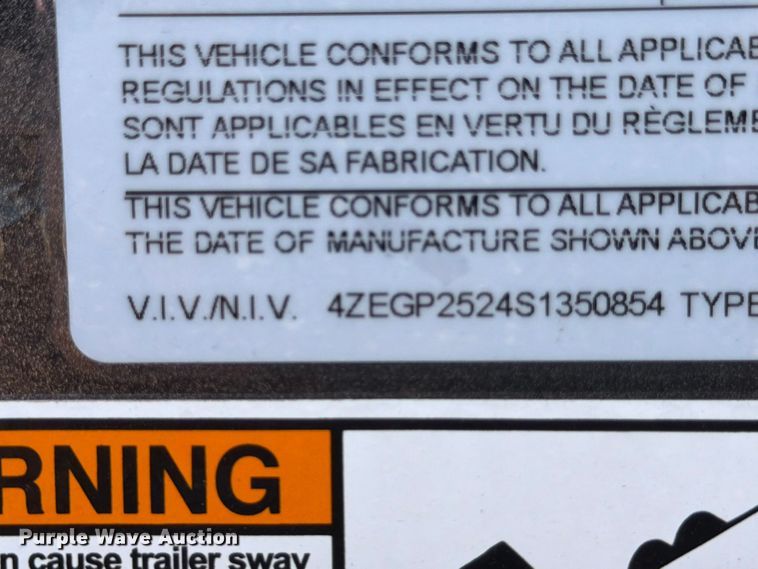 image for item ED5969 2025 Load Trail Low-Pro Gooseneck equipment trailer