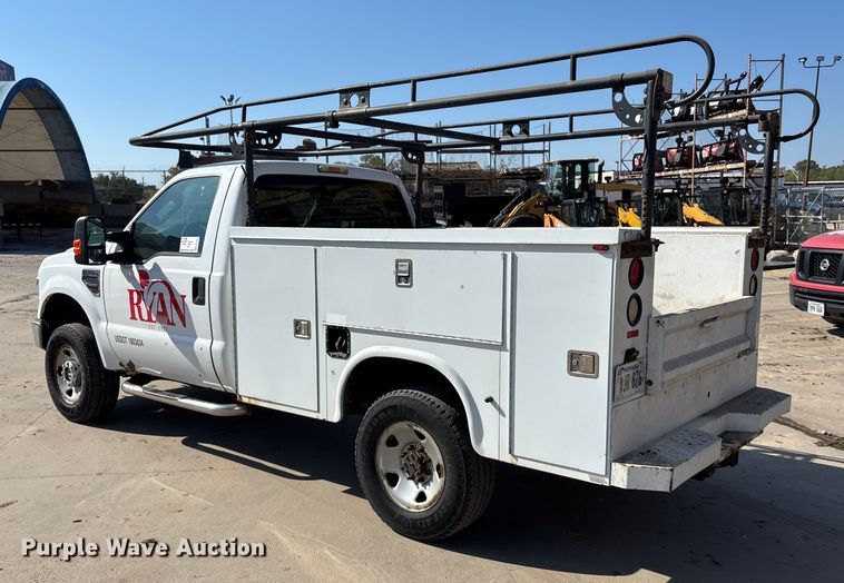image for item EE4080 2009 Ford F350 utility bed pickup truck
