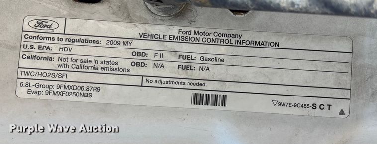 image for item EE4080 2009 Ford F350 utility bed pickup truck