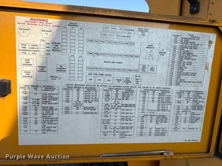 image for item EG6089 2002 International 3800 school bus