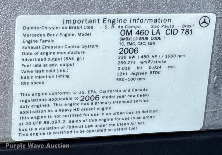 image for item EG6145 2007 Freightliner Business Class M2 flatbed truck