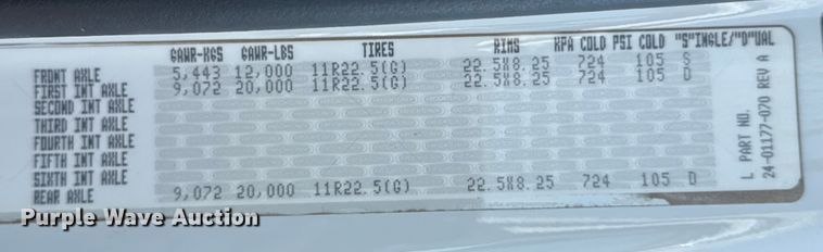 image for item EG6145 2007 Freightliner Business Class M2 flatbed truck