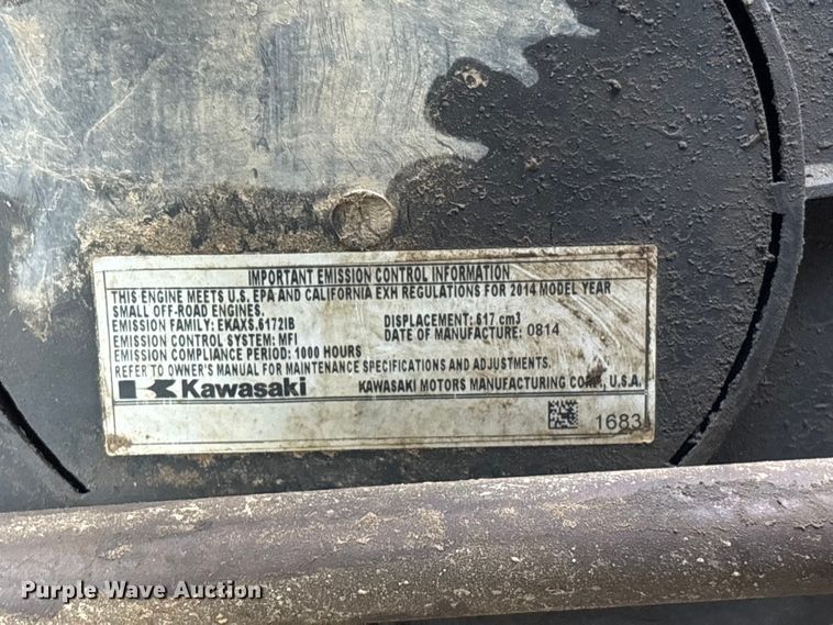 image for item EH7512 2015 Kawasaki Mule 4010 utility vehicle