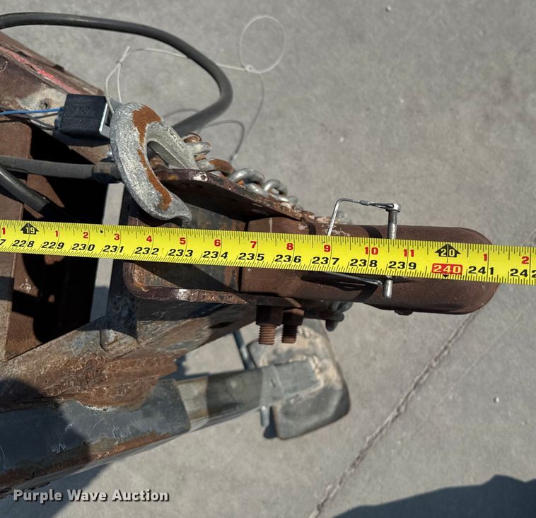 image for item EM2351 2002 Cronkite Ind 2600EWSA utility trailer