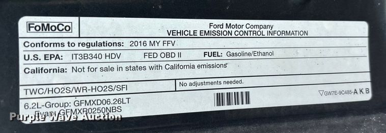 image for item EM6097 2016 Ford F250 Super Duty Quad Cab dump bed pickup truck