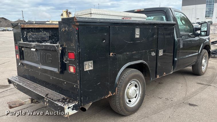 image for item EM6099 2012 Ford F350 Super Duty utility bed pickup truck