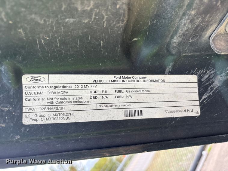 image for item EM6099 2012 Ford F350 Super Duty utility bed pickup truck