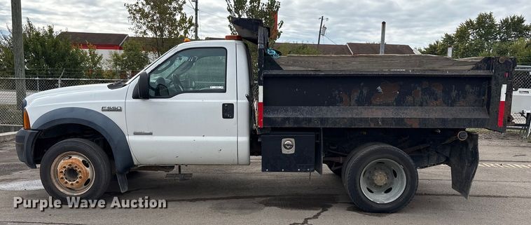 image for item EM6100 2006 Ford F550 dump truck