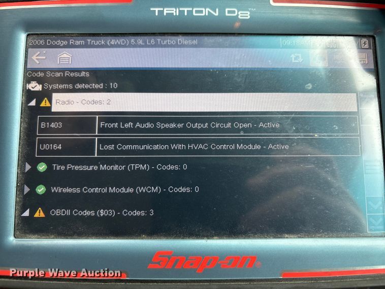 image for item EM6104 2006 Dodge Ram 3500 flatbed pickup truck