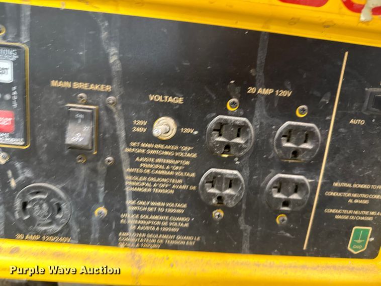 image for item EM8260 Wacker Neuson GP6600 Generator